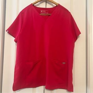 Figs Ultra Rose Casma Top